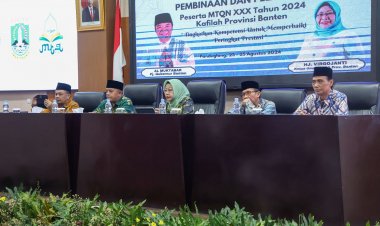 Pembinaan Kafilah MTQ XXX, Plh Sekda Virgojanti: Harus Memiliki Kebulatan Tekad Mewakili Provinsi Banten