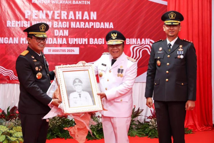 Pj Gubernur Banten Serahkan Remisi, Begini Himbauannya