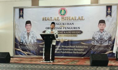 Ketua PGRI Pandeglang dr. H. Sutoto, Hadiri Halal Bihalal PGRI Cabang Kaduhejo Pasaka Idul Fitri 2026