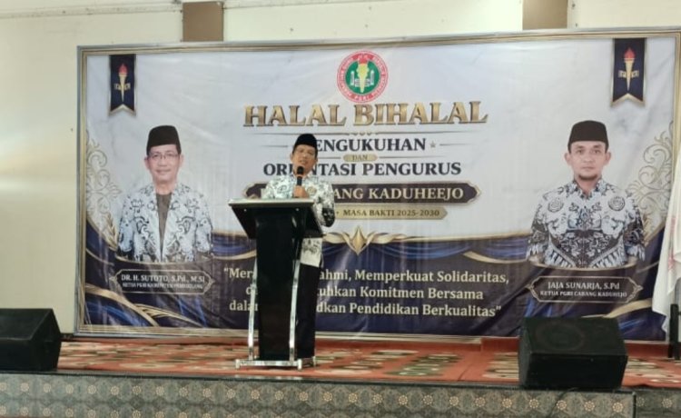 Ketua PGRI Pandeglang dr. H. Sutoto, Hadiri Halal Bihalal PGRI Cabang Kaduhejo Pasaka Idul Fitri 2026