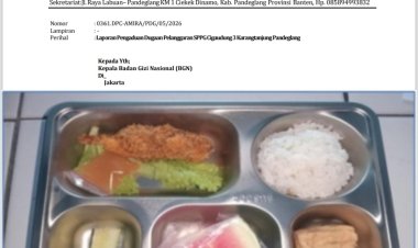 Minta BGN, Korwil SPPG, Dinkes dan Satgas MBG Pandeglang Jangan Tebang Pilih, DPC AMIRA Minta SPPG Cigadung 3 Evaluasi