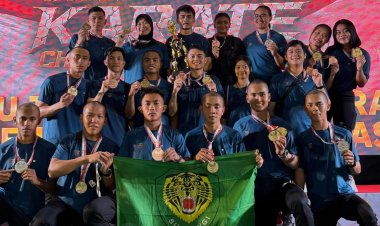 KONTINGEN KARATE KODAM III/SILIWANGI RAIH JUARA UMUM I PADA KEJUARAAN NASIONAL KARATE INDONESIA OPEN CHAMPIONSHIP PIALA PRESIDEN RI TAHUN 2026