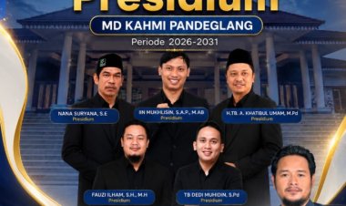 Lima Presidium MD KAHMI Terpilih Pada Musda IV, Ketua BPC HIPKA Pandeglang Dede Abdurahman Ucapkan Selamat