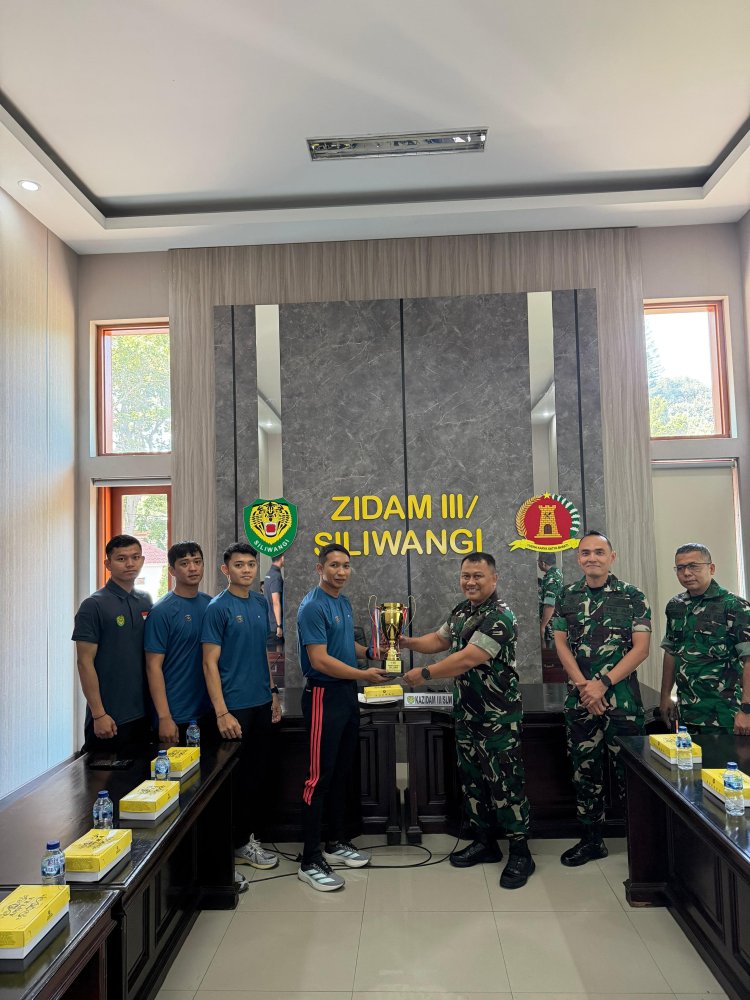Kazidam III/Siliwangi Gelar Syukuran sebagai Wujud Rasa Syukur, Kasih, dan Apresiasi kepada Atlet Karate Juara Umum I Kejurnas Indonesia Open Championship Piala Presiden RI Tahun 2026
