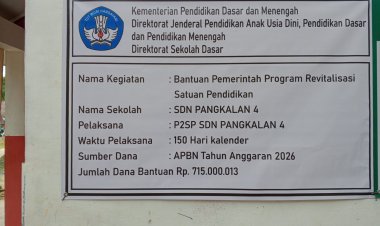 Diduga Abaikan Juknis, DPC Amira Kritik Proyek Revitalisasi SDN Pangkalan 4 Kecamatan Sobang