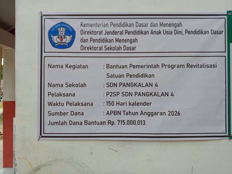 Diduga Abaikan Juknis, DPC Amira Kritik Proyek Revitalisasi SDN Pangkalan 4 Kecamatan Sobang